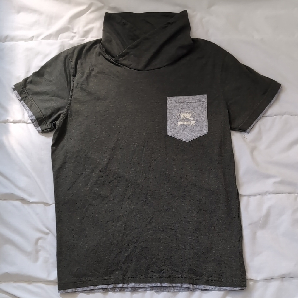 Parasuco Charcoal Short Sleeve Tee with Pocket
